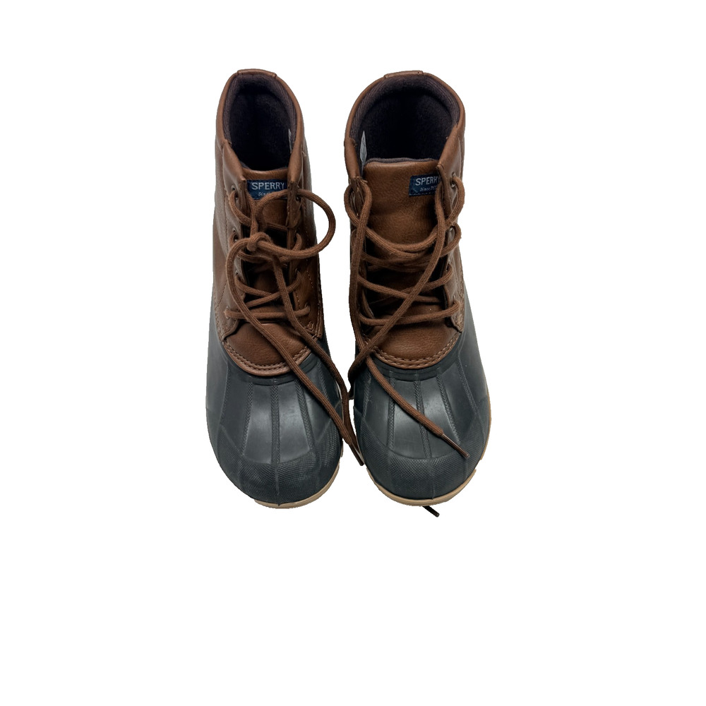 SPERRY Duck Boots Little Kids 4M Waterproof Brown